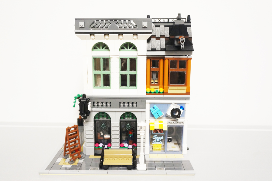 10251レンガの銀行「LEGO Creator Brick Bank」完成レビュー - レゴがすき