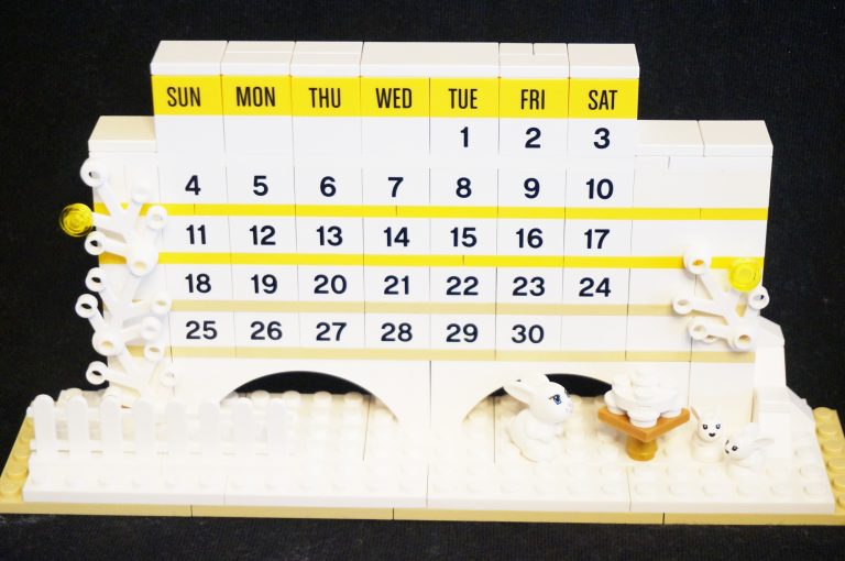 レゴで9月のカレンダーを作ったよ！LEGO September Calendar レゴがすき