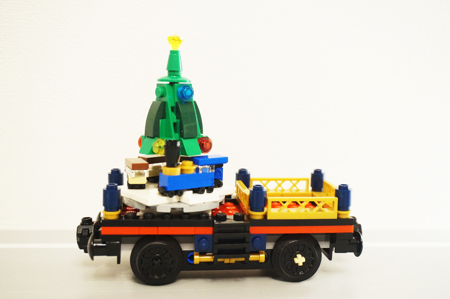 レゴクリスマストレインクリスマスツリーの客車