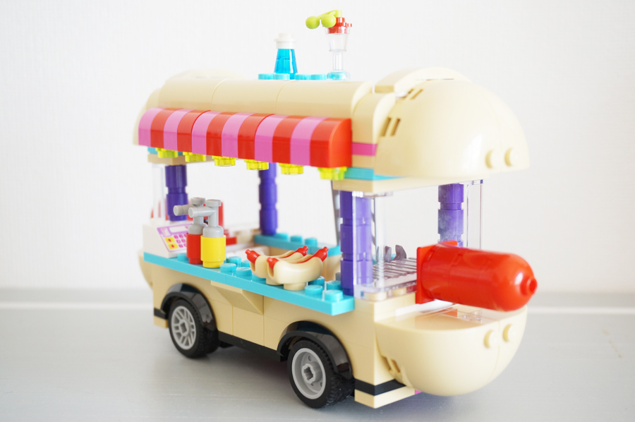 41129レゴフレンズ遊園地ホットドッグカー Amusement Park Hot Dog Van